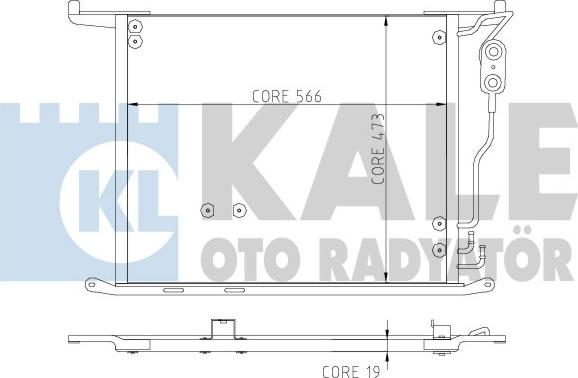KALE OTO RADYATÖR 381400 - Kondenzator, klima-Uređaj www.molydon.hr