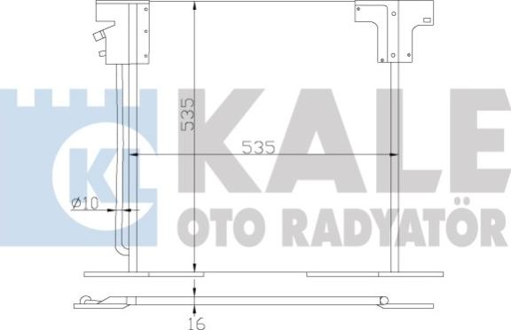 KALE OTO RADYATÖR 381200 - Kondenzator, klima-Uređaj www.molydon.hr