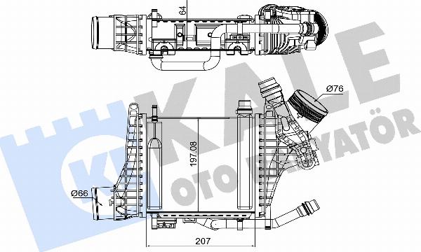 KALE OTO RADYATÖR 375970 - Intercooler, hladnjak www.molydon.hr