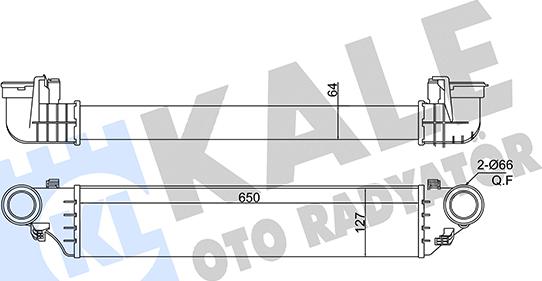 KALE OTO RADYATÖR 375690 - Intercooler, hladnjak www.molydon.hr