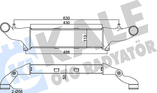 KALE OTO RADYATÖR 375715 - Intercooler, hladnjak www.molydon.hr