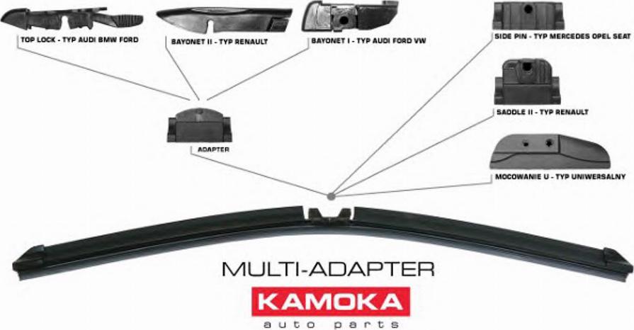 Kamoka 27600 - Metlica brisača www.molydon.hr