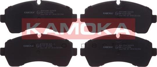 Kamoka JQ1012089 - Komplet Pločica, disk-kočnica www.molydon.hr
