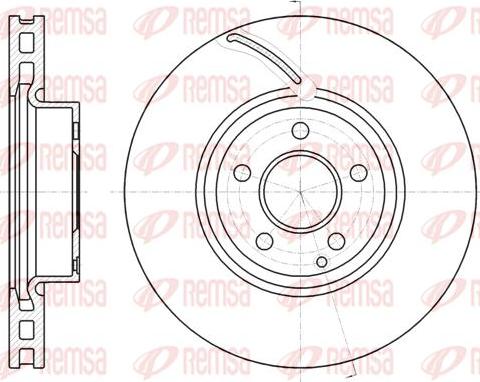 Kawe 61067 10 - Kočioni disk www.molydon.hr