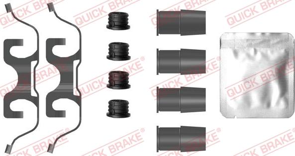 Kawe 109-0085 - Komplet pribora, Pločica disk kočnice www.molydon.hr
