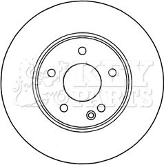Key Parts KBD4470 - Kočioni disk www.molydon.hr