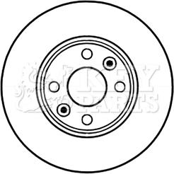 Key Parts KBD5226 - Kočioni disk www.molydon.hr