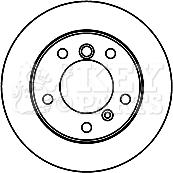 Key Parts KBD5751S - Kočioni disk www.molydon.hr