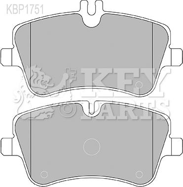 Key Parts KBP1751 - Komplet Pločica, disk-kočnica www.molydon.hr