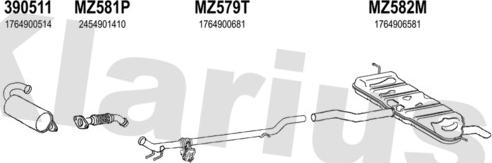 Klarius 600903U - Ispušni sistem www.molydon.hr