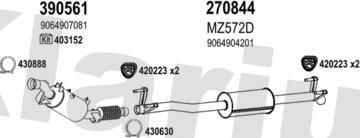 Klarius 600919E - Ispušni sistem www.molydon.hr