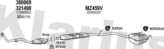 Klarius 600499U - Ispušni sistem www.molydon.hr
