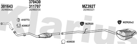 Klarius 600440U - Ispušni sistem www.molydon.hr