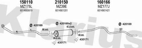 Klarius 600451E - Ispušni sistem www.molydon.hr