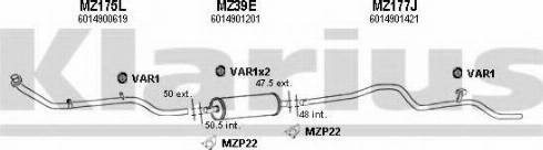 Klarius 600451U - Ispušni sistem www.molydon.hr