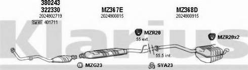 Klarius 600486U - Ispušni sistem www.molydon.hr