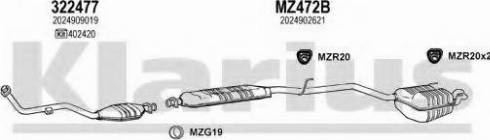 Klarius 600566U - Ispušni sistem www.molydon.hr