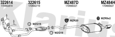 Klarius 600584U - Ispušni sistem www.molydon.hr