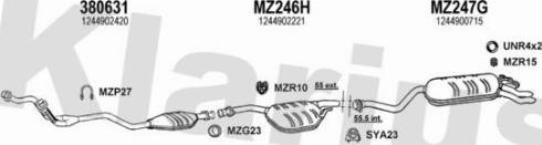 Klarius 600588U - Ispušni sistem www.molydon.hr