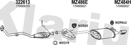 Klarius 600583U - Ispušni sistem www.molydon.hr