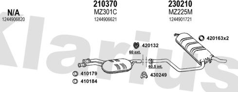 Klarius 600533E - Ispušni sistem www.molydon.hr