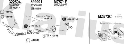 Klarius 600579E - Ispušni sistem www.molydon.hr