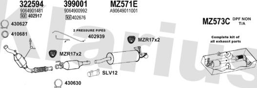 Klarius 600579U - Ispušni sistem www.molydon.hr