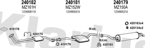 Klarius 600003E - Ispušni sistem www.molydon.hr