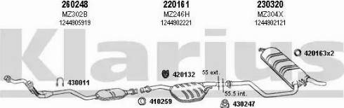 Klarius 600173E - Ispušni sistem www.molydon.hr