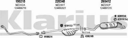 Klarius 600328E - Ispušni sistem www.molydon.hr