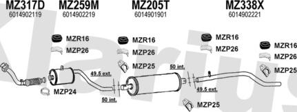 Klarius 600242U - Ispušni sistem www.molydon.hr