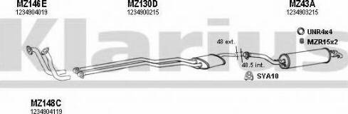 Klarius 600208U - Ispušni sistem www.molydon.hr