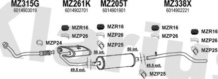 Klarius 600748U - Ispušni sistem www.molydon.hr