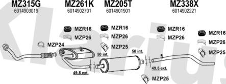 Klarius 600734U - Ispušni sistem www.molydon.hr