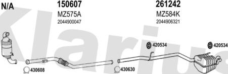 Klarius 601001E - Ispušni sistem www.molydon.hr
