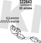 Klarius 601711E - Ispušni sistem www.molydon.hr