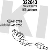 Klarius 601711U - Ispušni sistem www.molydon.hr