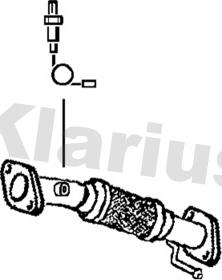 Klarius 302102 - Ispušna cijev www.molydon.hr