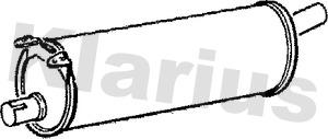 Klarius 210155 - Srednji Ispušni lonac www.molydon.hr