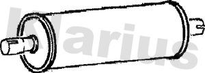 Klarius 210151 - Srednji Ispušni lonac www.molydon.hr