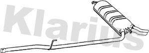 Klarius 270689 - Zadnji Ispušni lonac www.molydon.hr