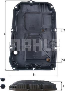 KNECHT HX 196 KIT - Korito za ulje, automatski mjenjač www.molydon.hr