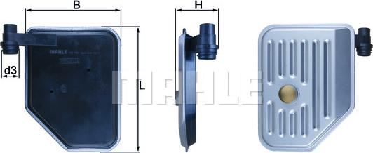 KNECHT HX 156 - Hidraulicni filter, automatski mjenjač www.molydon.hr