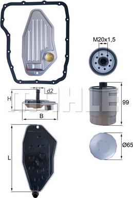 KNECHT HX 276 KIT - Hidraulicni filter, automatski mjenjač www.molydon.hr