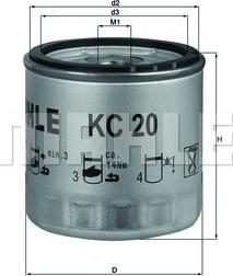 KNECHT KC 20 - Filter za gorivo www.molydon.hr