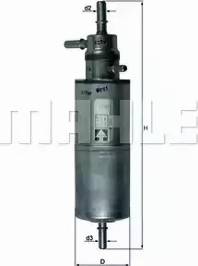 KNECHT KL 438 - Filter za gorivo www.molydon.hr