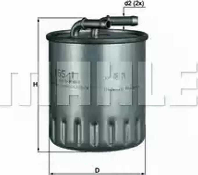 KNECHT KL 155/1 - Filter za gorivo www.molydon.hr