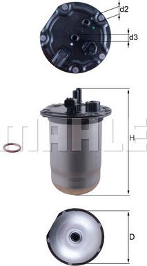 KNECHT KL 1132D - Filter za gorivo www.molydon.hr