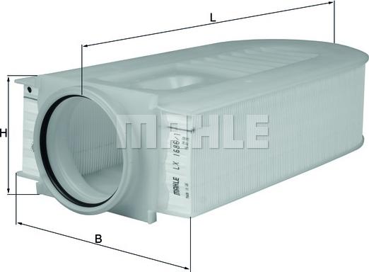 KNECHT LX 1686/1 - Filter za zrak www.molydon.hr