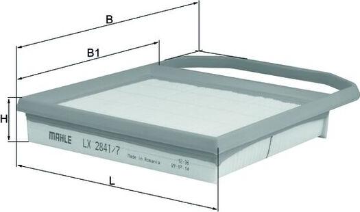 KNECHT LX 2841/7 - Filter za zrak www.molydon.hr